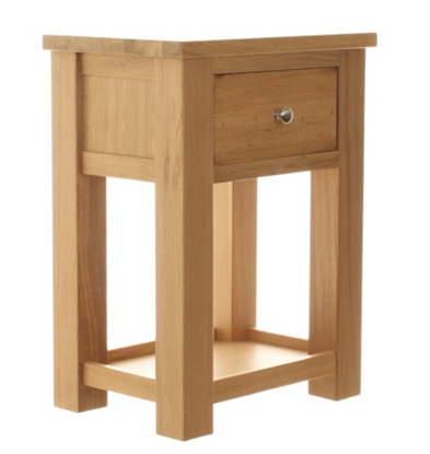 Picture of Aston Oak One Drawer Lamp