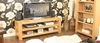 Picture of Aston Oak Widescreen Open Television Cabinet