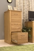 Picture of Mobel Oak 3 Drawer Filing Cabinet