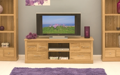 Picture of Mobel Oak Widescreen Television Cabinet