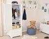 Picture of Nutkin Childrens Single Wardrobe With Drawers