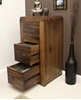 Picture of Shiro Walnut 3 Drawer Filing Cabinet