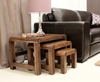 Picture of Shiro Walnut Nest of 3 Coffee Tables