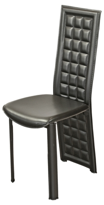 Picture of Quiltback Dining Chair, Black or Brown