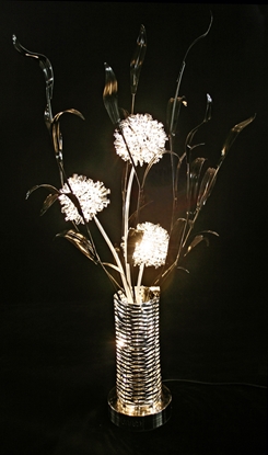 Picture of Woven Wire Lamp – Black Reeds