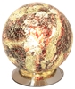 Picture of Mosaic Sphere Lamp, Amber, Purple, Red, White, Blue