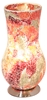 Picture of Mosaic Vase Lamp, Amber, Purple, Red, White, Blue 