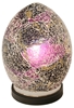 Picture of Mosaic Mini Egg Lamp, Black, Blue, Amber, Pink, Purple, Red, White, Yellow