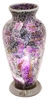 Picture of Mosaic Vase Lamp, Black, Blue, Amber, Purple, Red, White