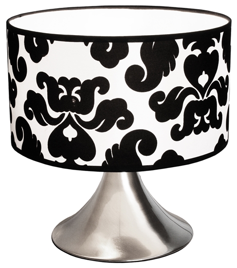 Picture of Black And White Shade Lamp
