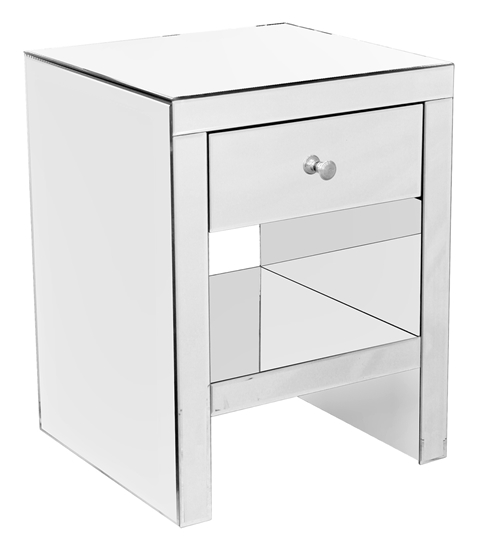 Picture of Mirrored Bedside Cabinet