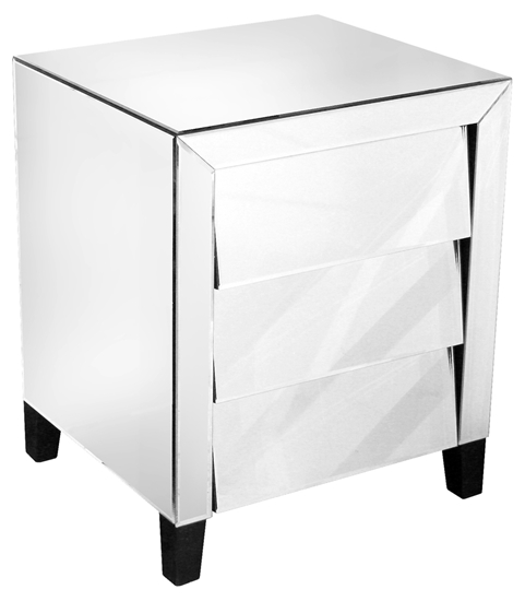 Picture of Mirrored Bedside Table