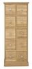 Picture of Mobel Oak Multi-Drawer DVD / CD Storage Chest