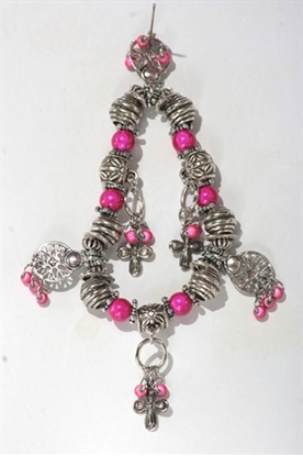 Picture of Silver/Pink Bracelet